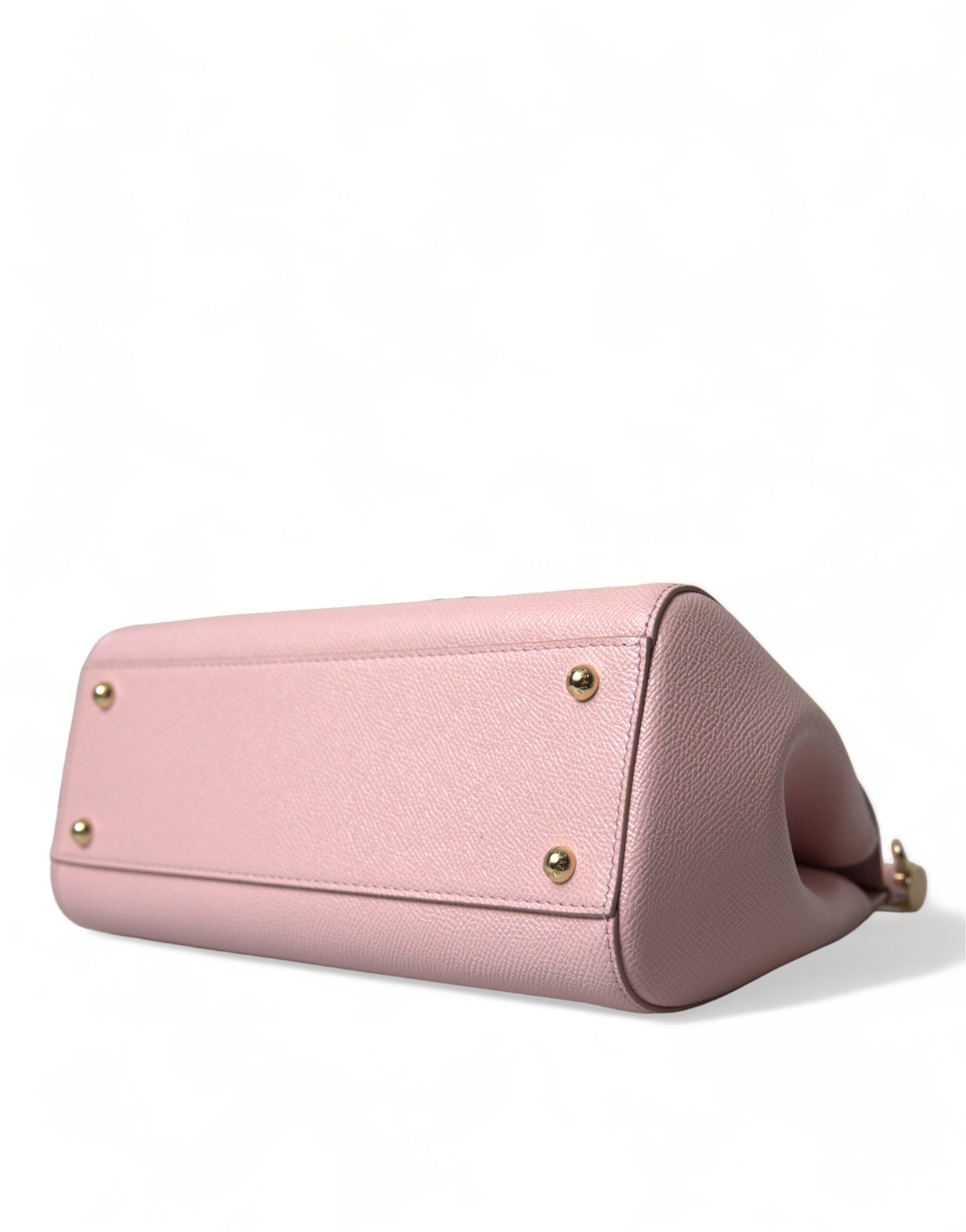 Dolce & Gabbana Chic pink Sicily leather shoulder bag